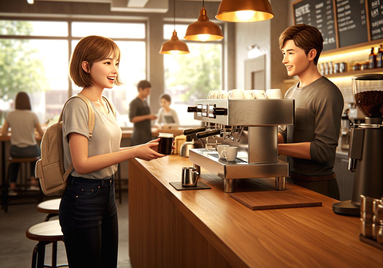 해외 까페 영어 표현: 주문, 커스텀, 결제 한 번에 끝내기