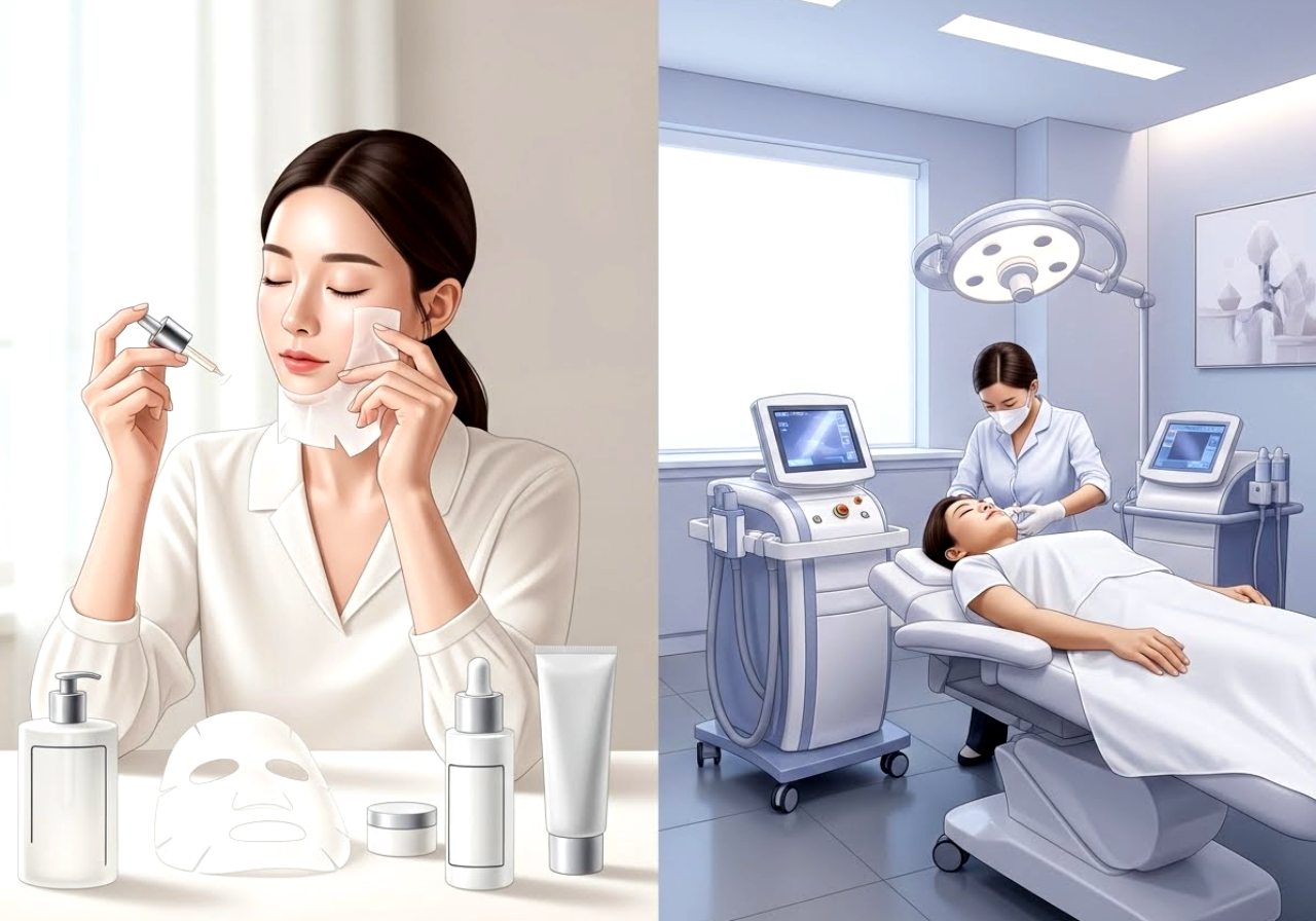 K-뷰티 필수 영어: 홈 케어부터 레이저 시술까지 스킨케어 관련 표현