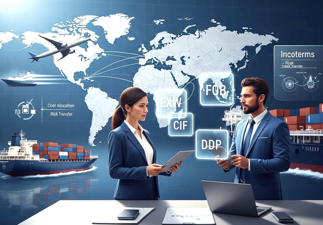 무역/물류 계약을 위한 인코텀즈: 비용 및 위험 분담을 영어로